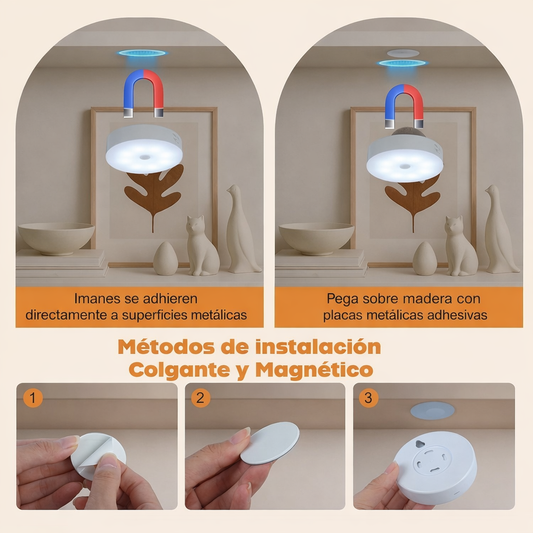 Luz LED RGB - Recargable - Magnética