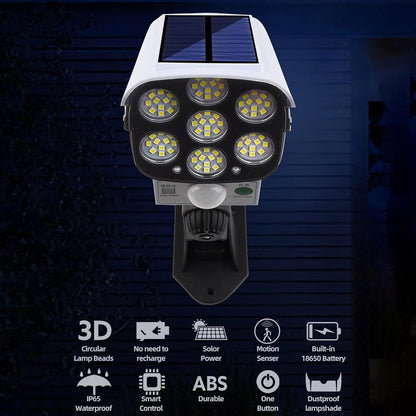 Luz solar con sensor