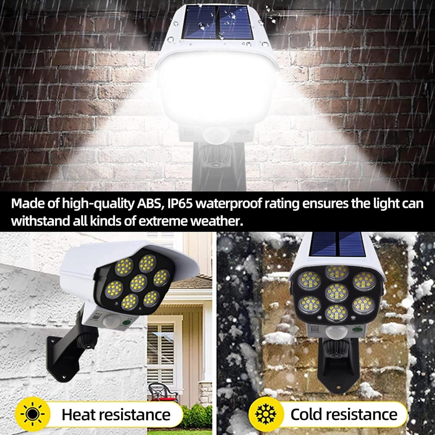Luz solar con sensor