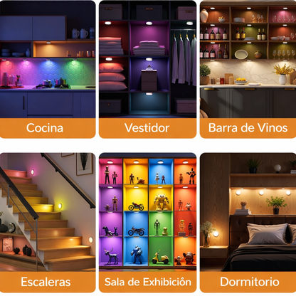 Luz LED RGB - Recargable - Magnética