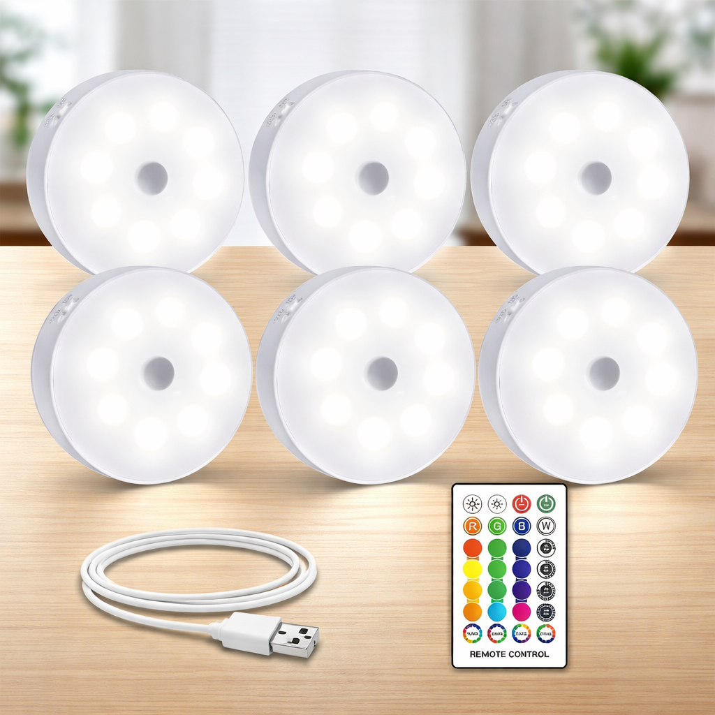 Luz LED RGB - Recargable - Magnética